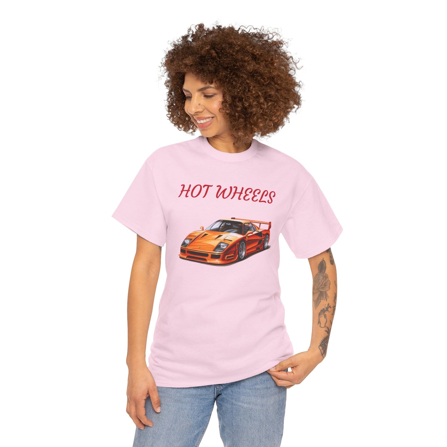 Princess Grace  Hot Wheels Unisex Heavy Cotton Tee Perfect for Car Lovers and Racing Fans