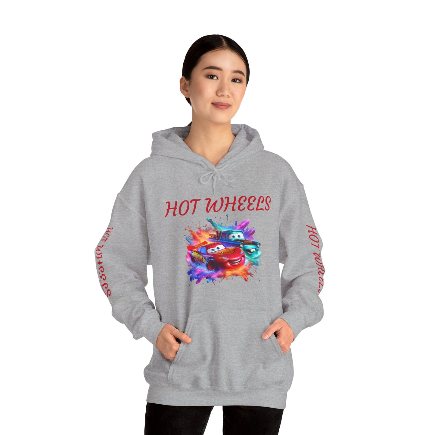 Princess Grace  Cool Hot Wheels Unisex Hooded Sweatshirt Perfect for Car Enthusiasts