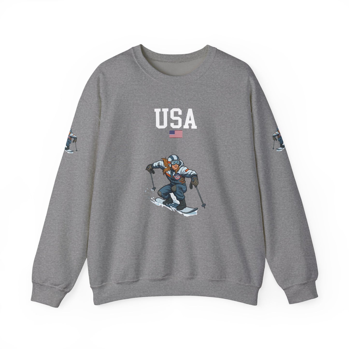 Princess Grace  TEAM USA  Unisex Heavy Blend  Crewneck Sweatshirt
