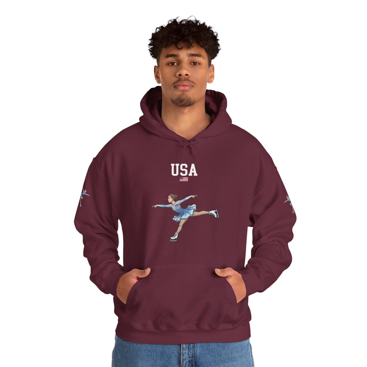Princess Grace  TEAM USA   Unisex Heavy Blend Hooded Sweatshirt