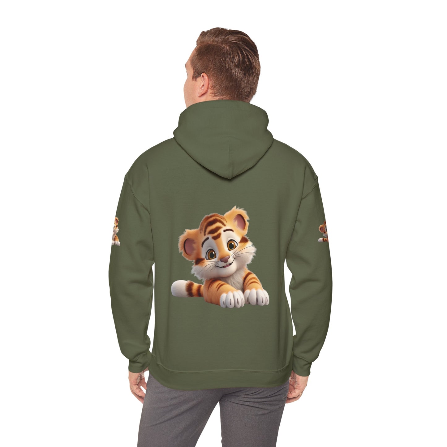 Princess Grace Survive Cute Tiger Survival Hooded Sweatshirt for Animal Lovers