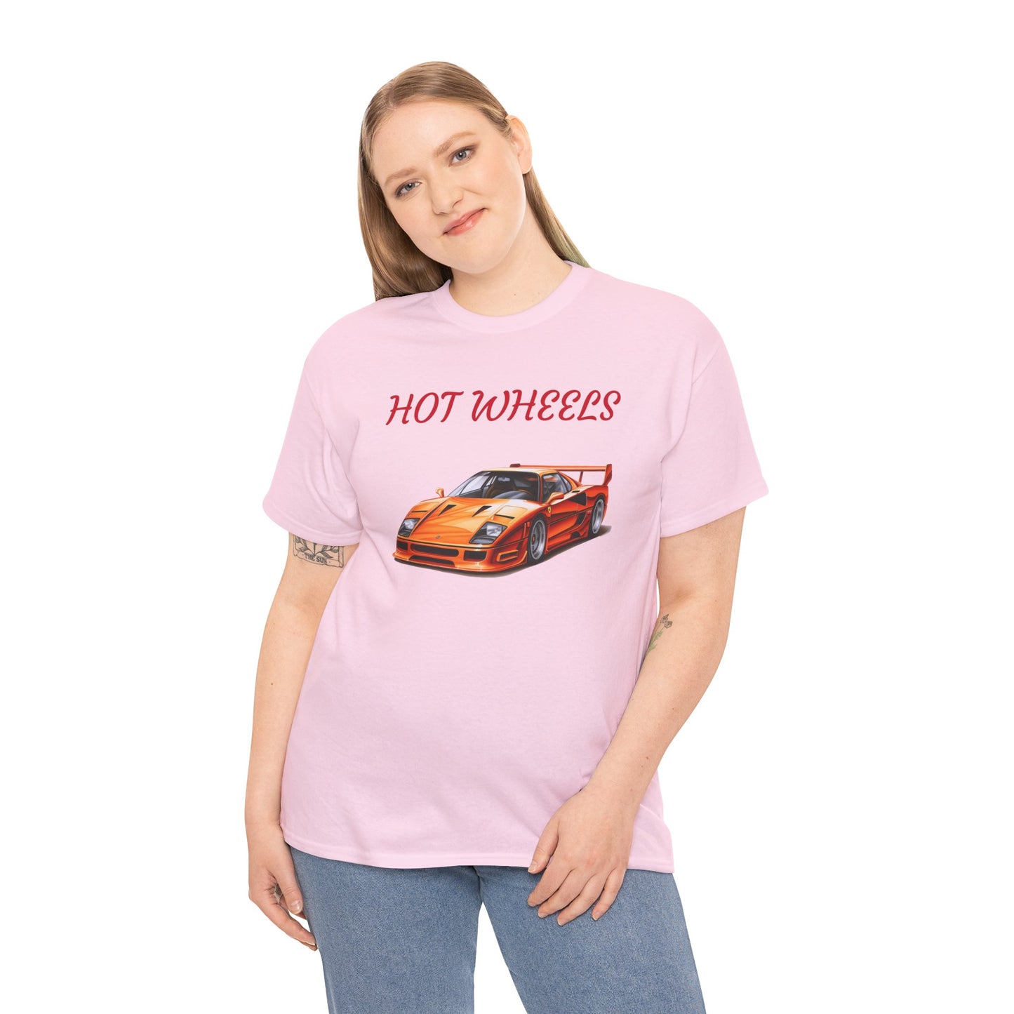 Princess Grace  Hot Wheels Unisex Heavy Cotton Tee Perfect for Car Lovers and Racing Fans