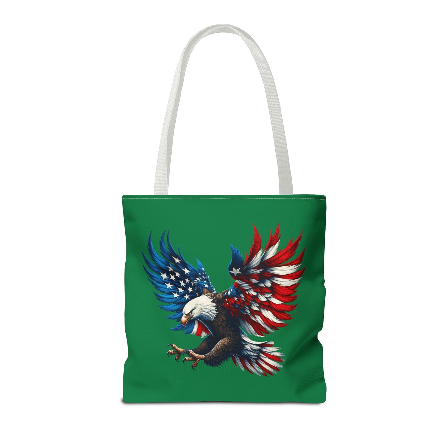 Princess Grace  Patriotic Eagle Tote Bag USA Flag Design for Independence Day