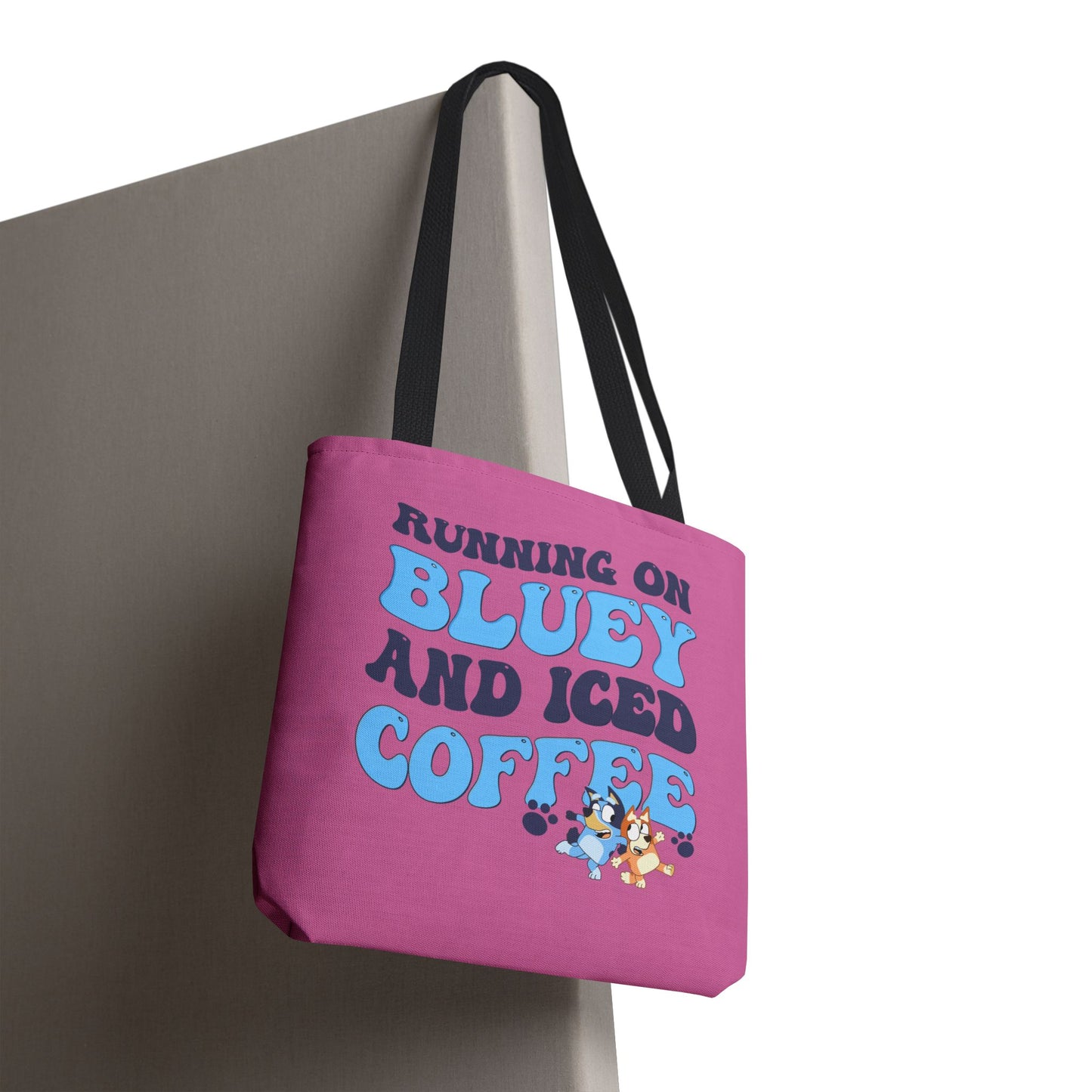 Princess Grace  Cute Bluey Coffee Tote Bag Perfect for Dog Lovers & Coffee Enthusiasts