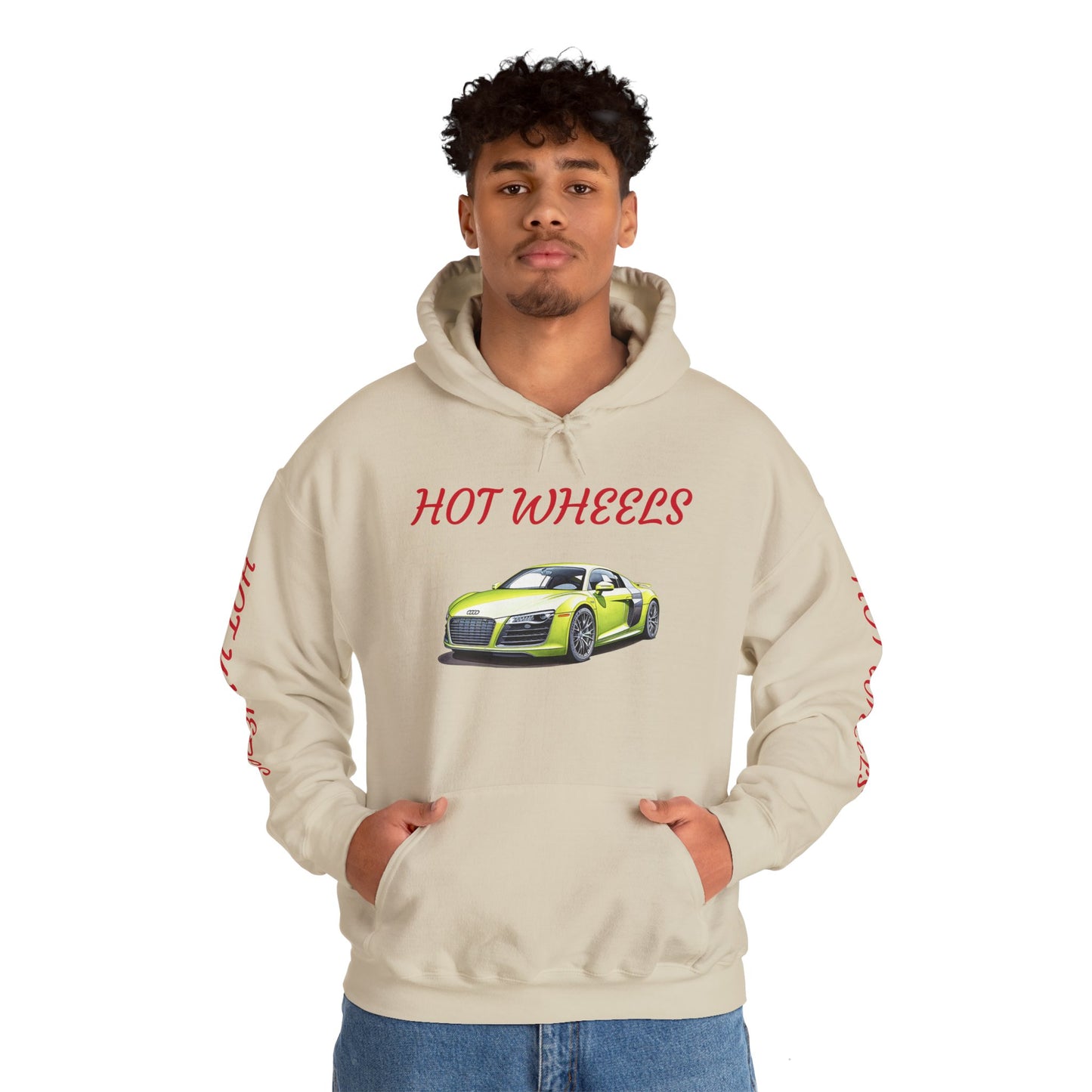 Princess Grace  Hot Wheels Unisex Hooded Sweatshirt Cool Car Design for Auto Enthusiasts