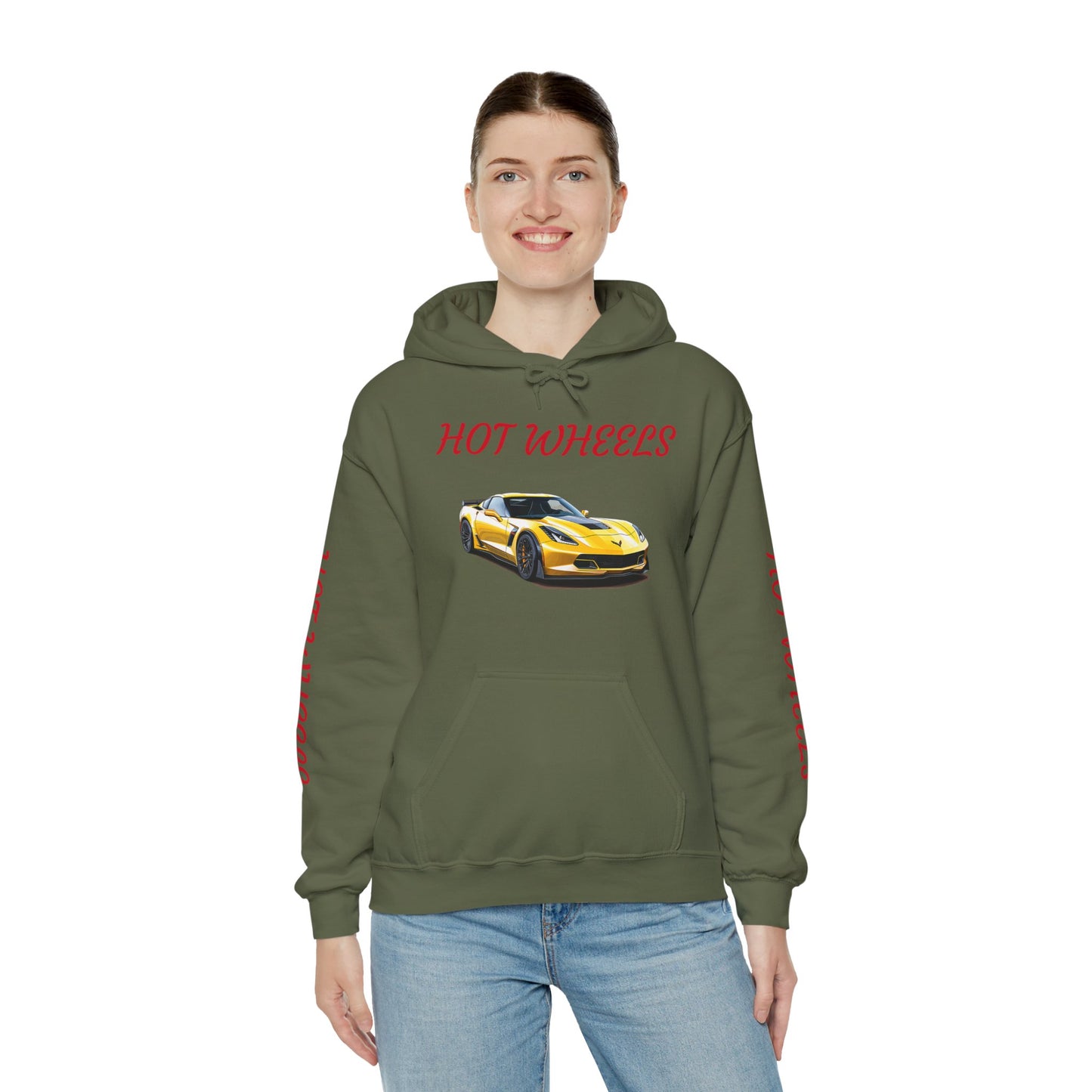 Princess Grace  Hot Wheels Unisex Hoodie Retro Car Style Sweatshirt for Car Enthusiasts