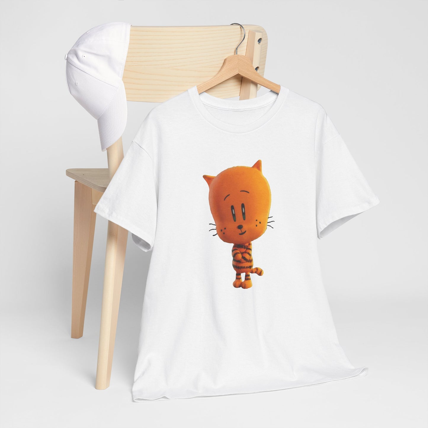 Princess Grace  Funny Cartoon Cat Unisex Heavy Cotton Tee