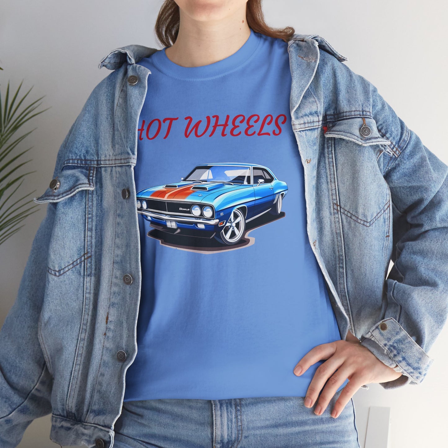 Princess Grace  Hot Wheels Unisex Heavy Cotton Tee Classic Car Graphic Tee for Auto Enthusiasts