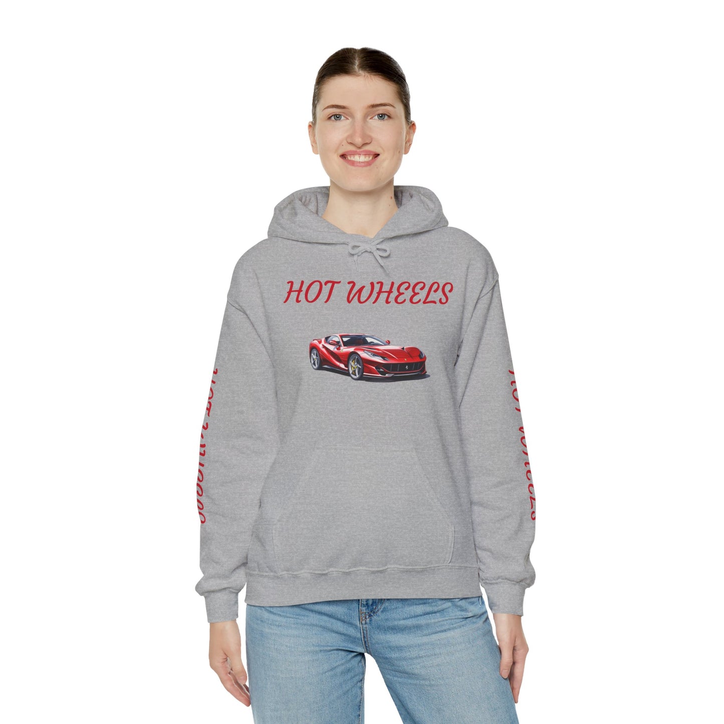 Princess Grace  Hot Wheels Unisex Hooded Sweatshirt  Car Enthusiast Apparel