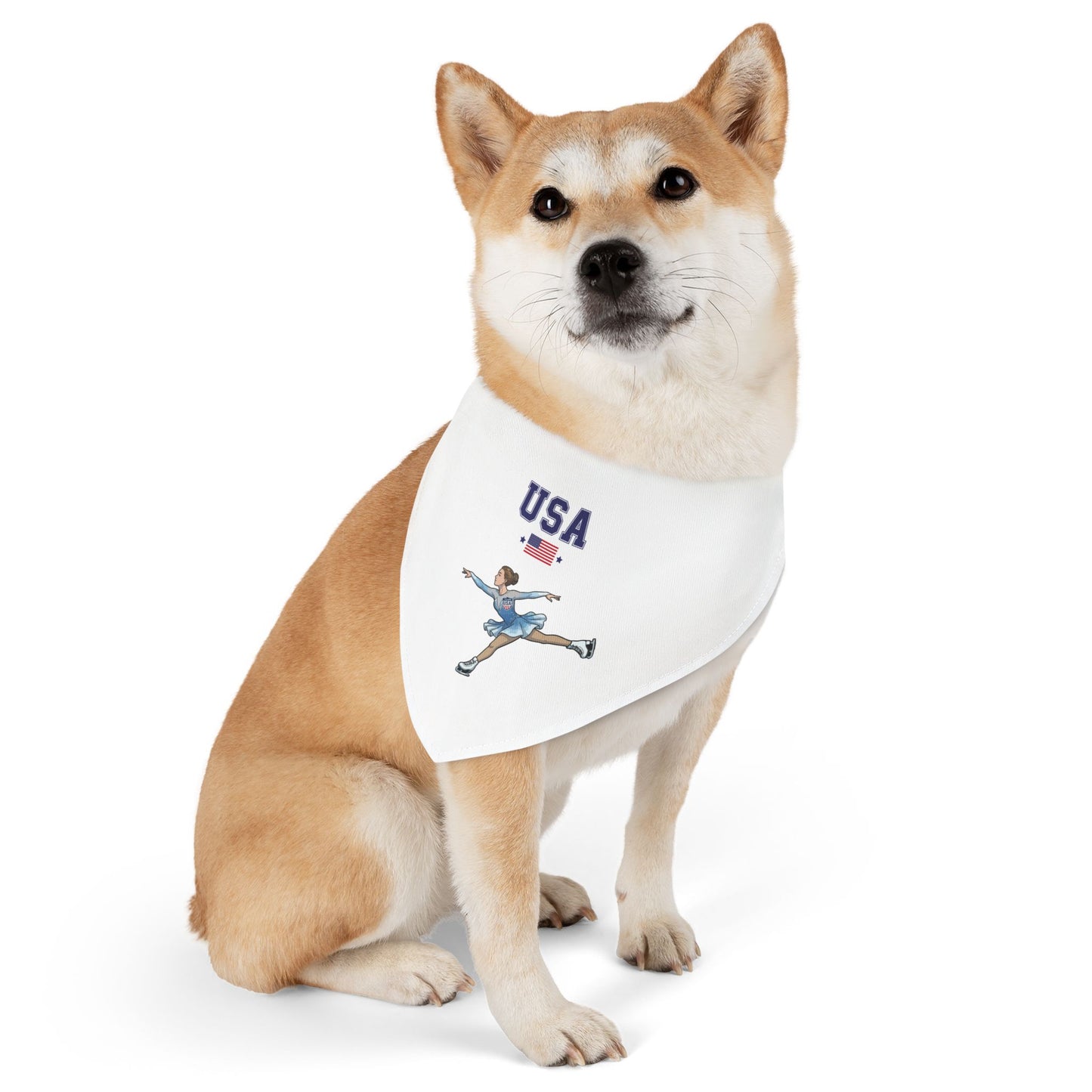 Princess Grace  TEAM USA  Pet Bandana Collar