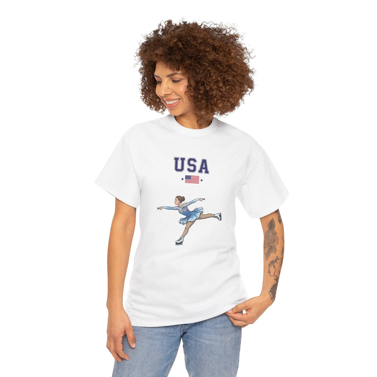 Princess Grace  TEAM USA  Unisex Heavy Cotton Tee