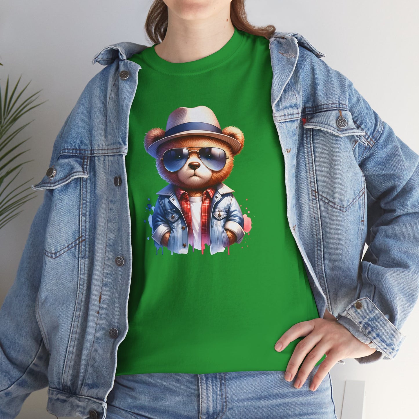 Princess Grace  Cool Bear Graphic Unisex Heavy Cotton Tee