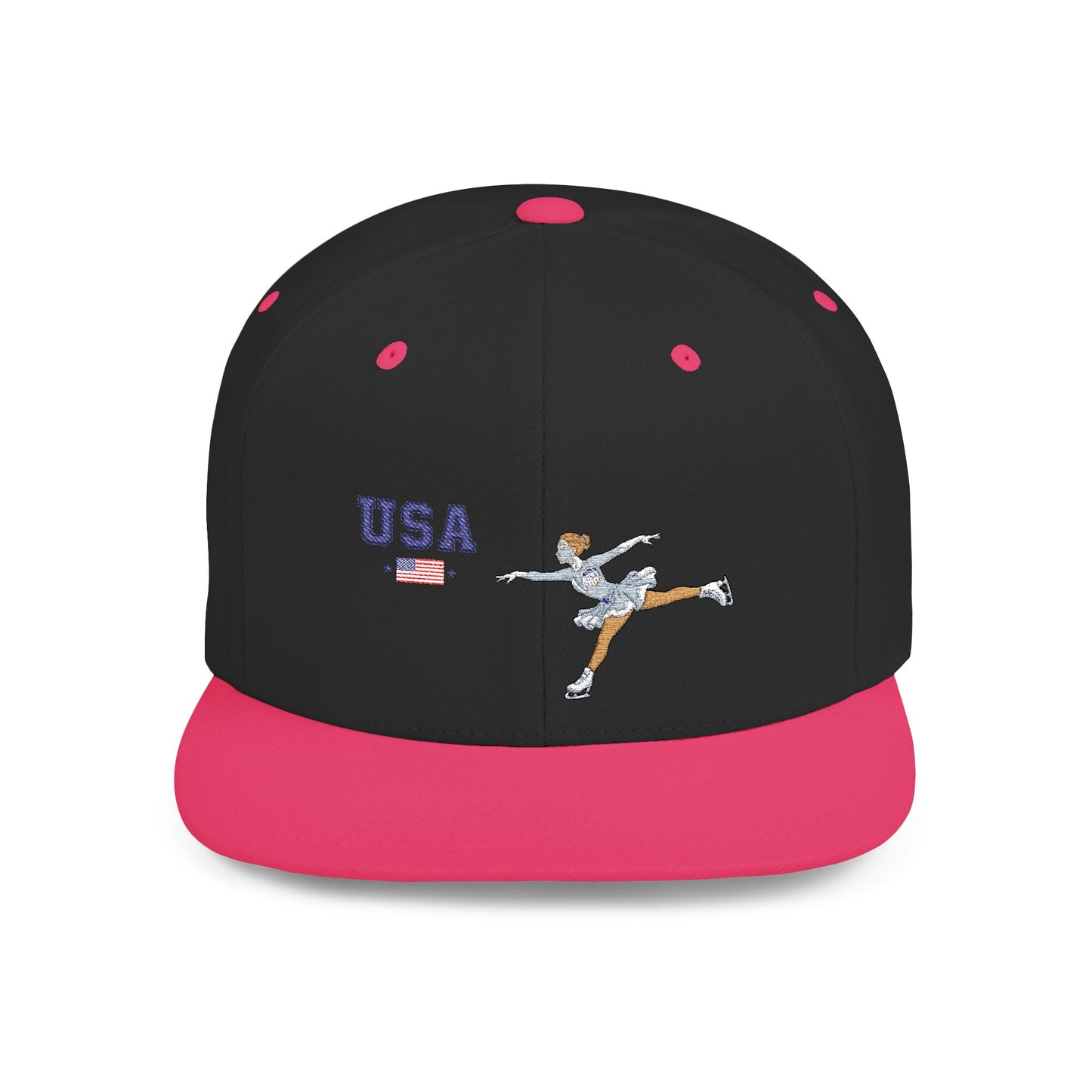 Princess Grace  TEAM USA  Flat Bill Snapback Hat
