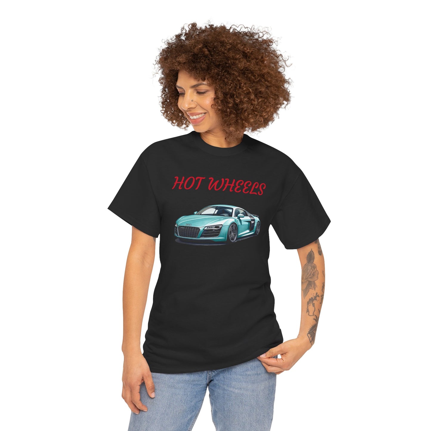 Princess Grace  Hot Wheels Unisex Heavy Cotton Tee Perfect for Car Enthusiasts & Casual Wear