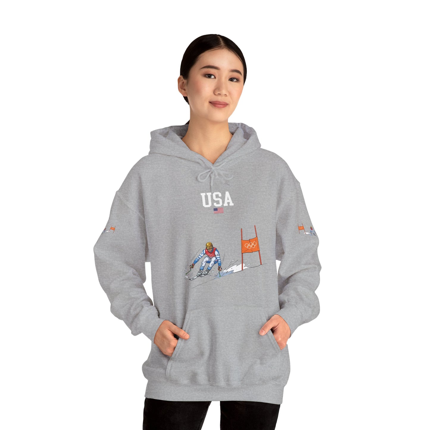 Princess Grace  TEAM USA  Unisex Heavy Blend  Hooded Sweatshirt
