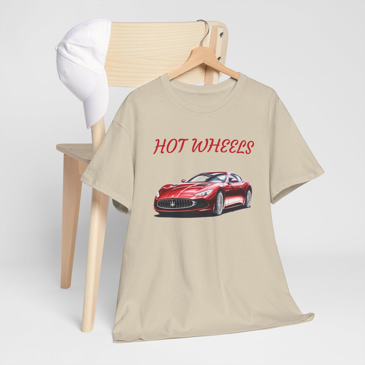 Princess Grace  Cool Hot Wheels Unisex Heavy Cotton Tee Perfect for Car Enthusiasts