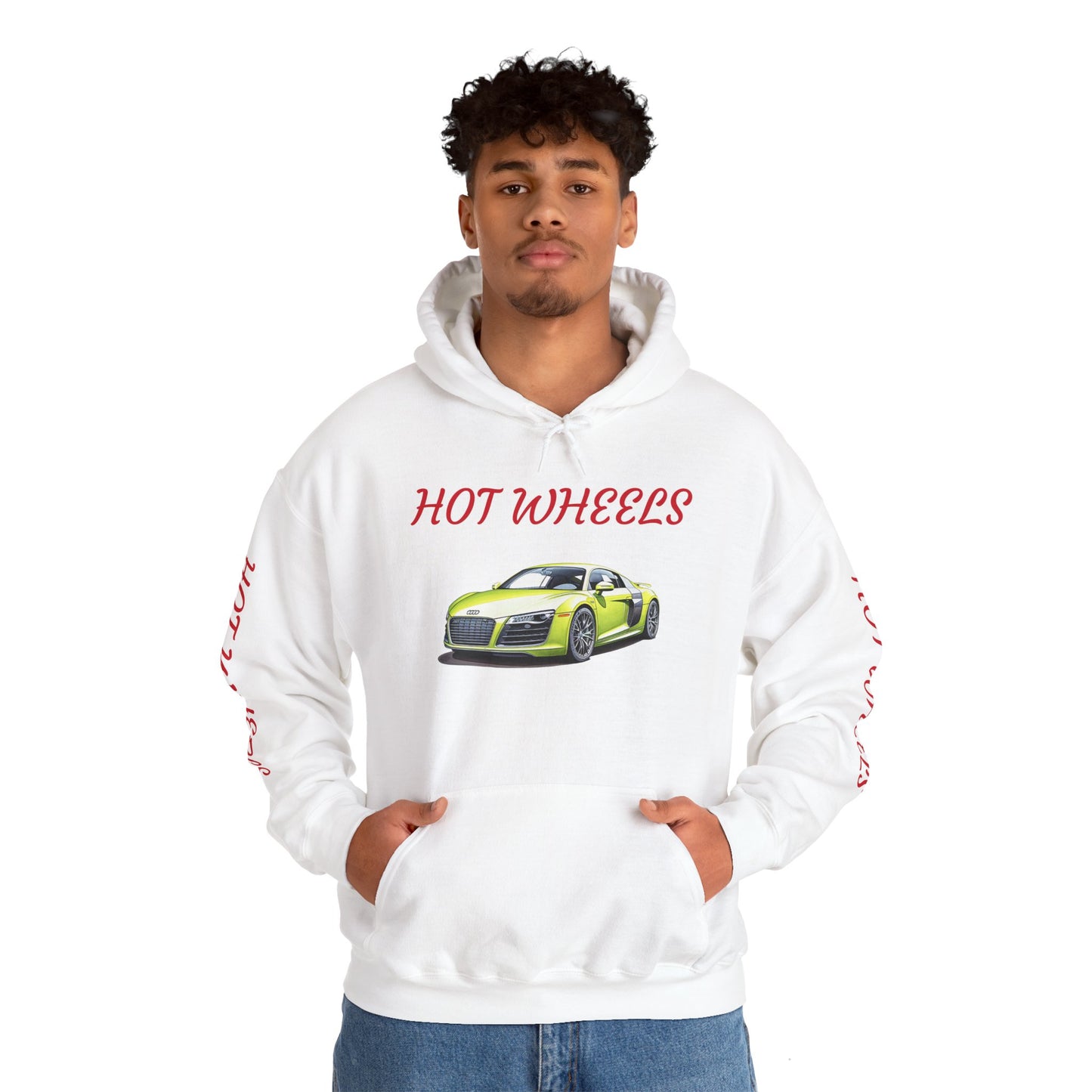 Princess Grace  Hot Wheels Unisex Hooded Sweatshirt Cool Car Design for Auto Enthusiasts