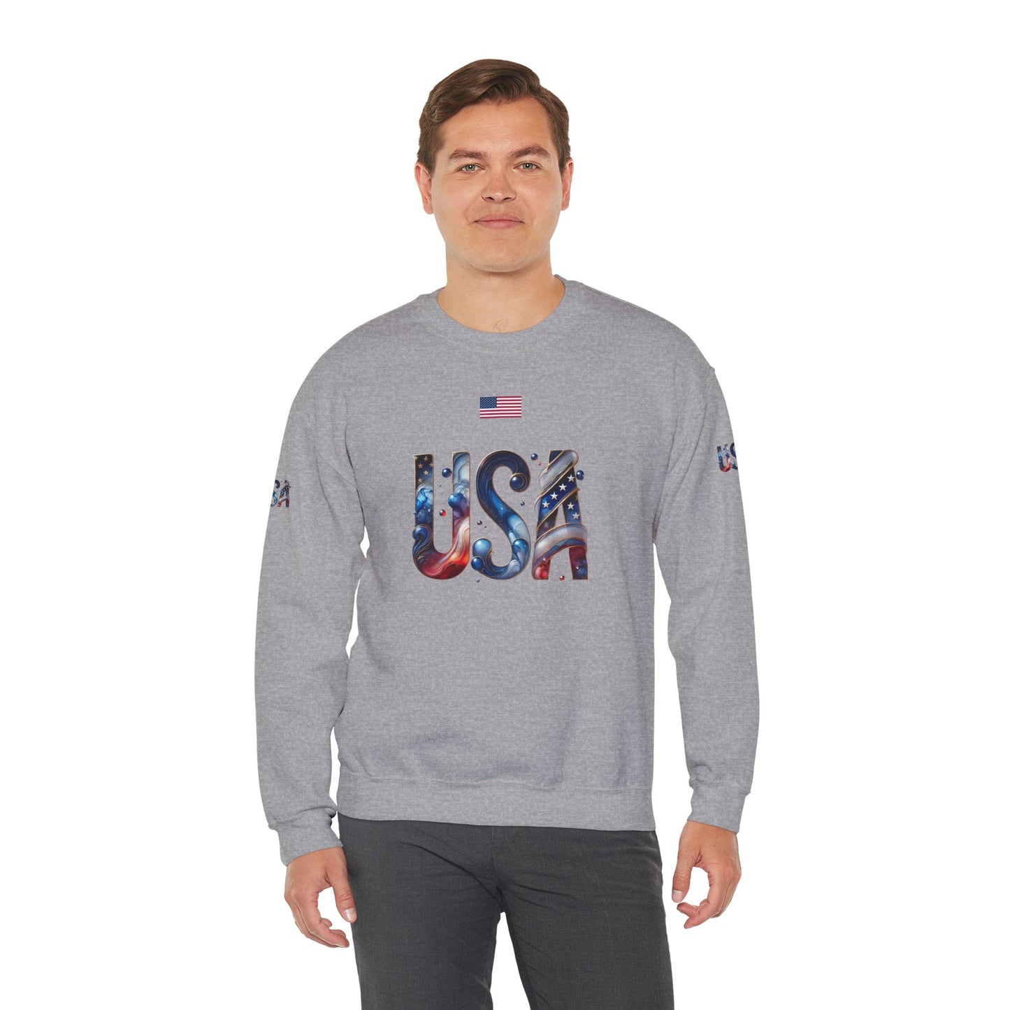 Princess Grace TEAM USA  Unisex Heavy Blend Crewneck Sweatshirt