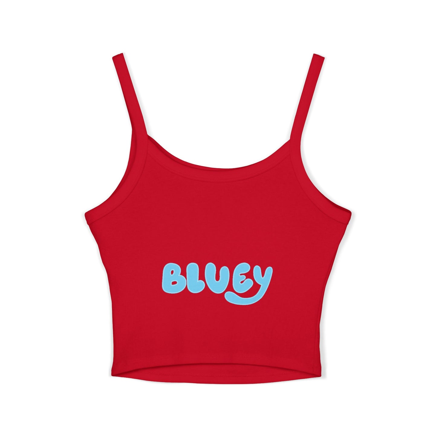 Princess Grace  Bluey Fun Graphic Spaghetti Strap Tank Top