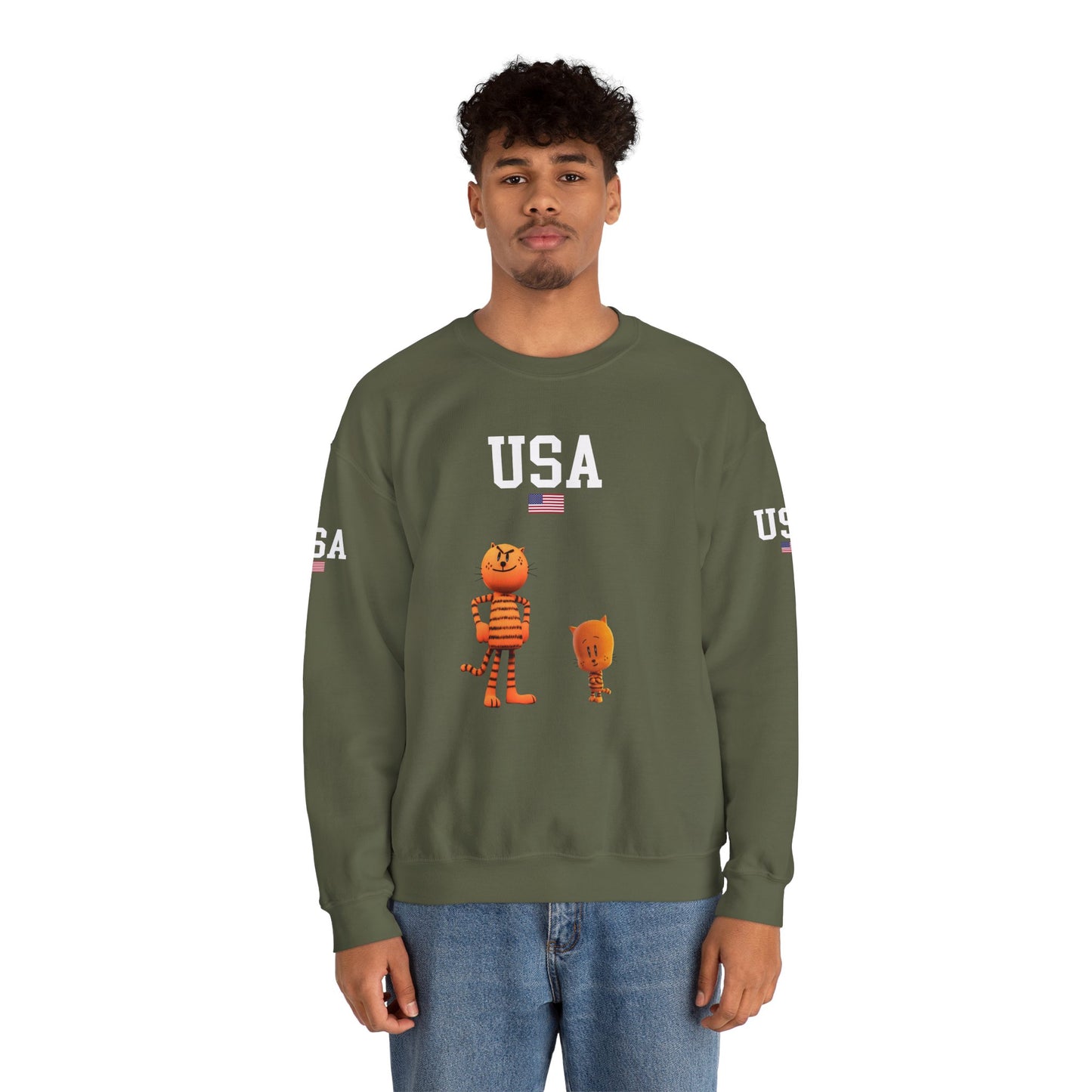 Princess Grace  TEAM USA  Unisex Heavy Blend  Crewneck Sweatshirt