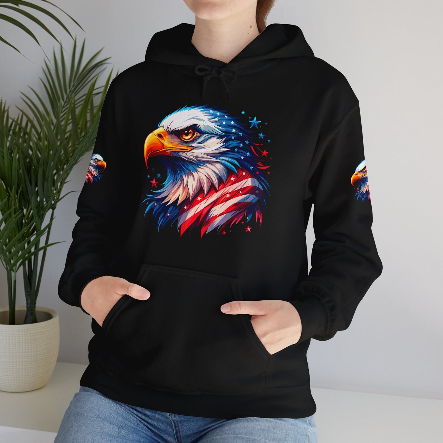 Princess Grace  American  Eagle Unisex Heavy Blend Hooded Sweatshirt