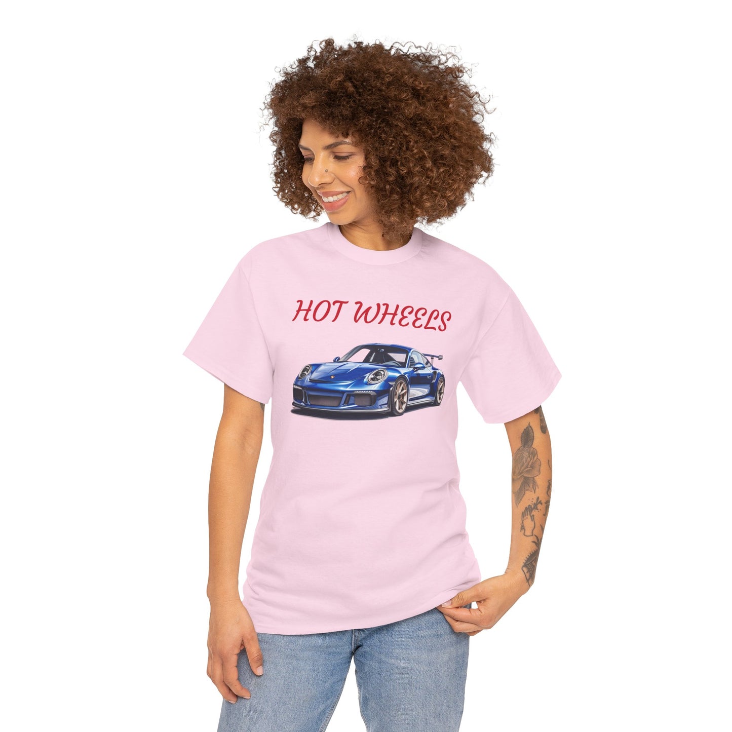 Princess Grace  Cool Hot Wheels Unisex Heavy Cotton Tee Perfect Gift for Car Lovers