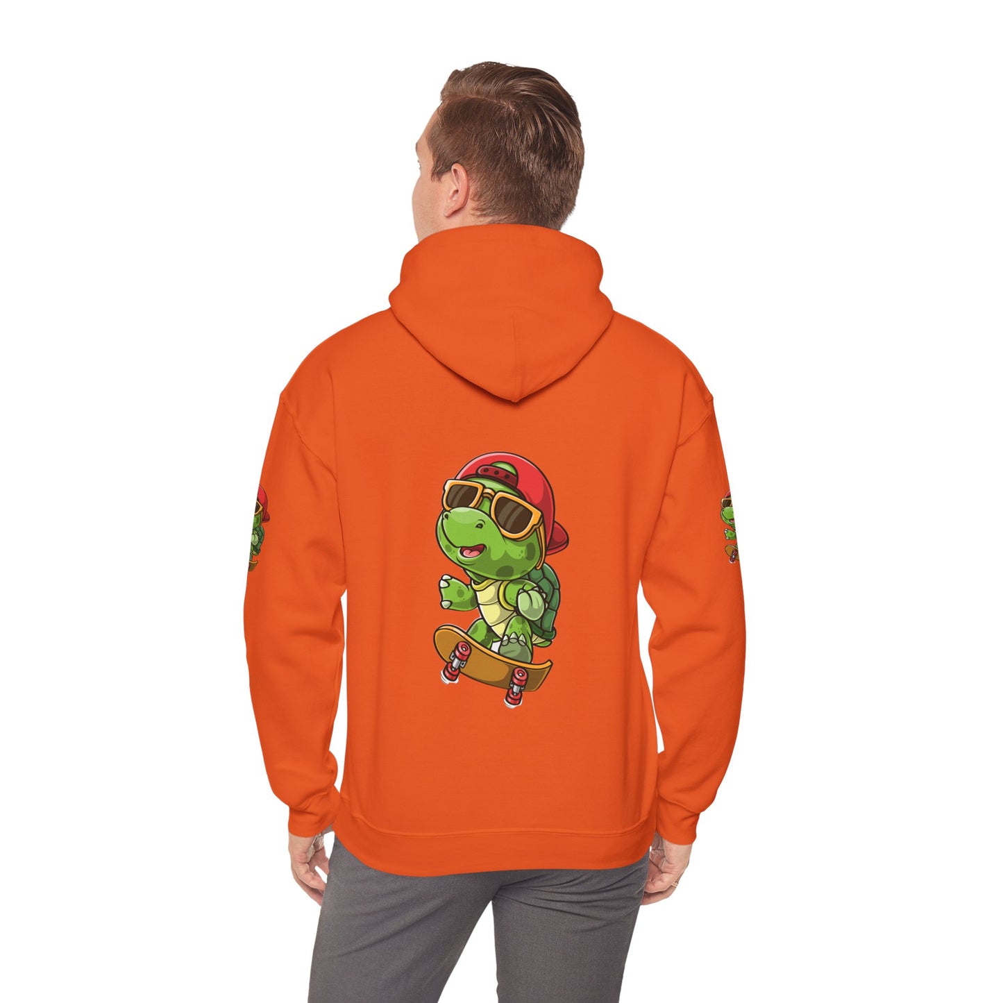 Princess Grace  Cool Skateboarding Turtle Unisex Hoodie Fun and Stylish