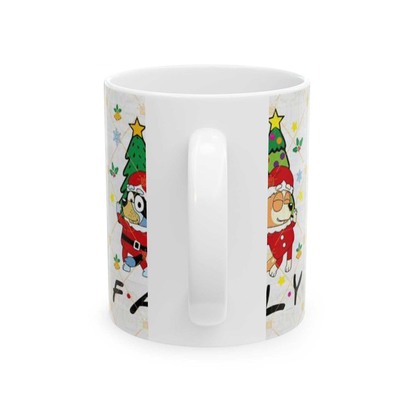 Princess Grace Family Christmas Ceramic Mug  Holiday Cheer for Loved Ones