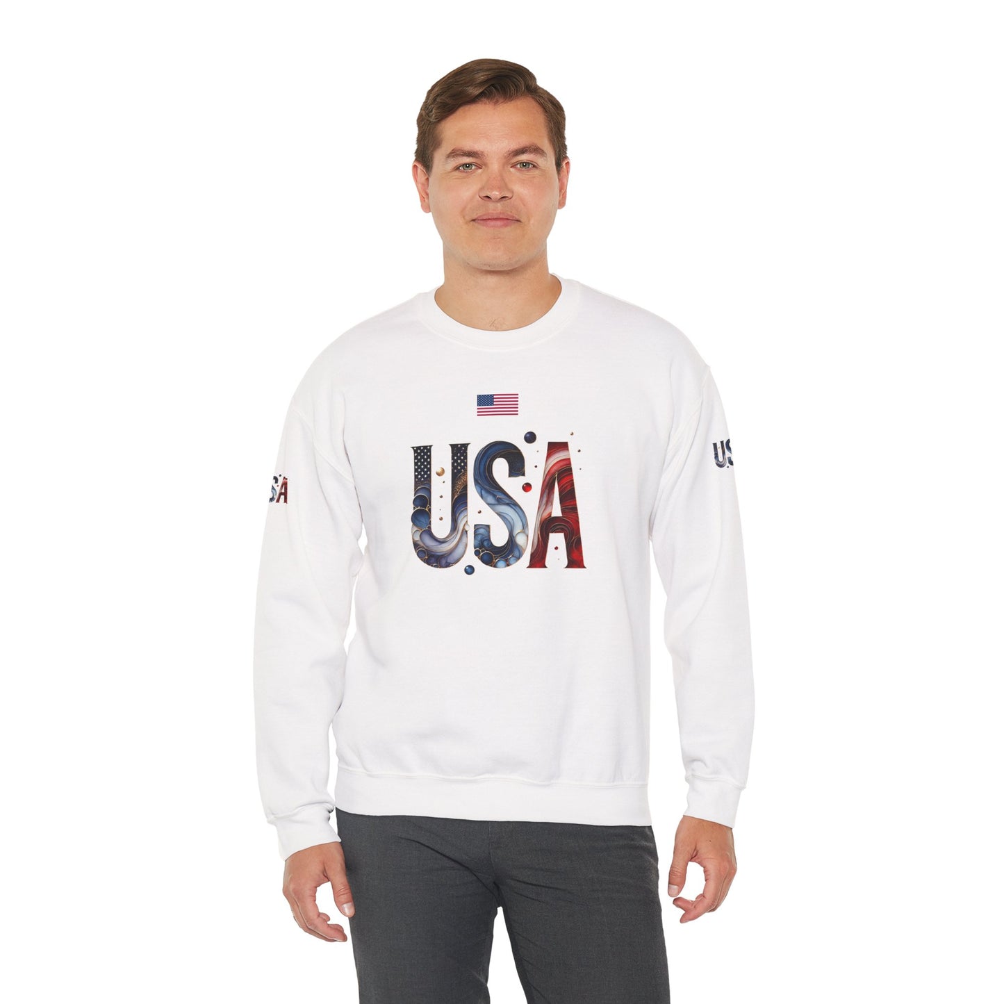 Princess Grace TEAM USA Unisex Heavy Blend Crewneck Sweatshirt