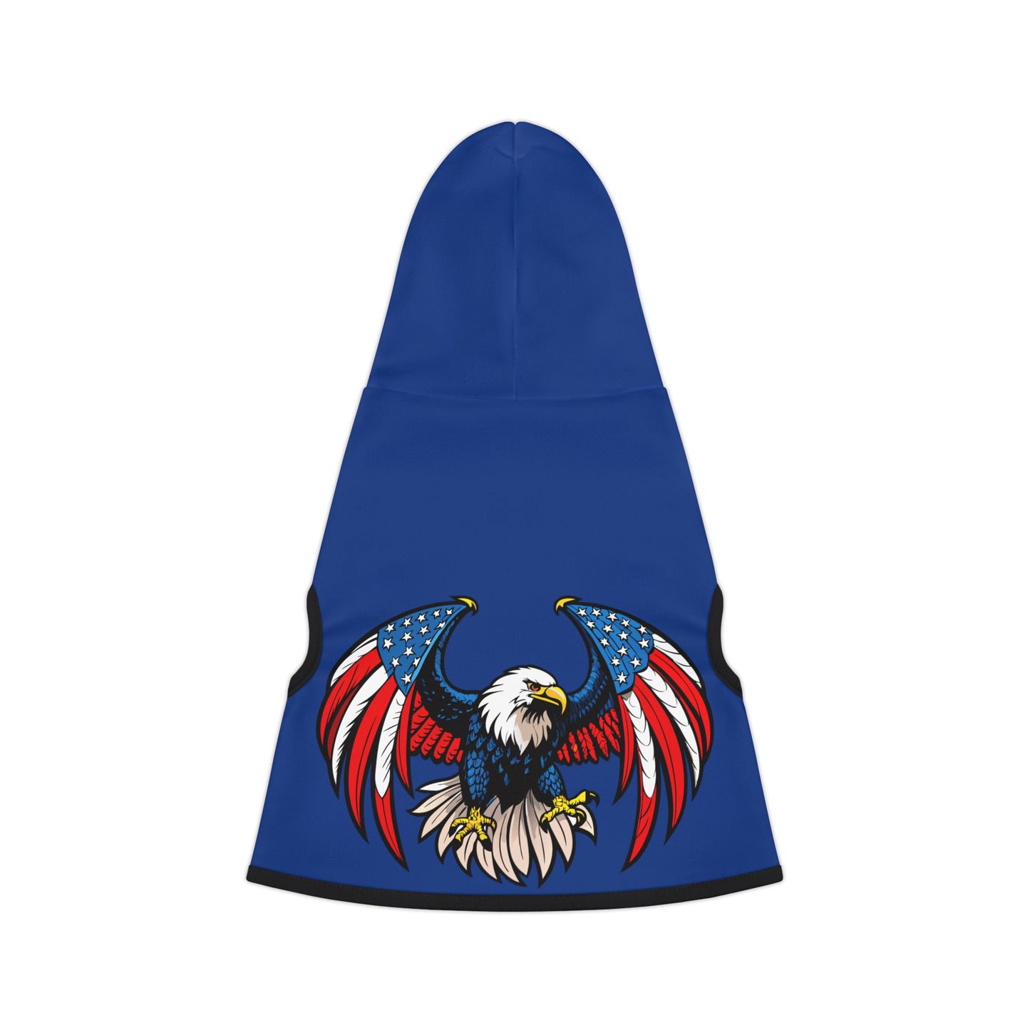 Princess Grace  Patriotic Eagle Pet Hoodie USA Flag Design for Dogs