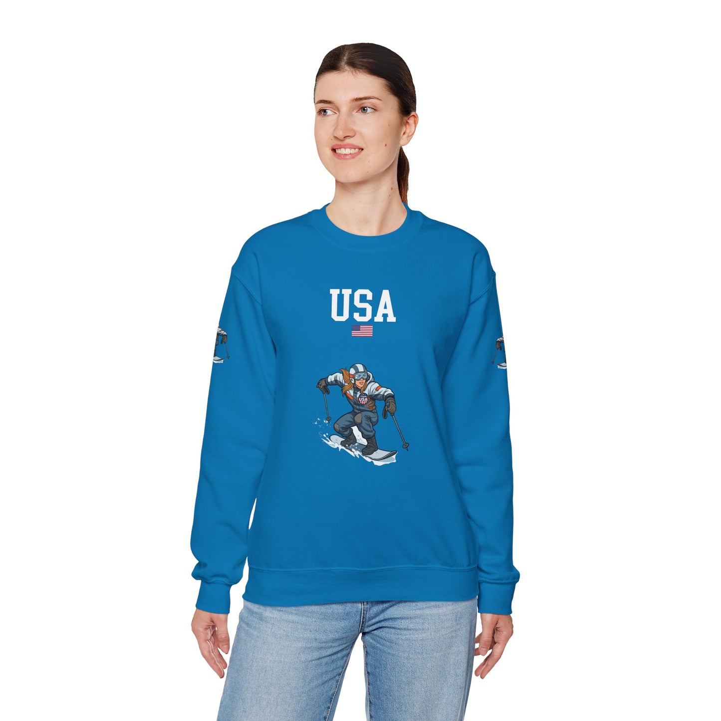 Princess Grace  TEAM USA  Unisex Heavy Blend  Crewneck Sweatshirt
