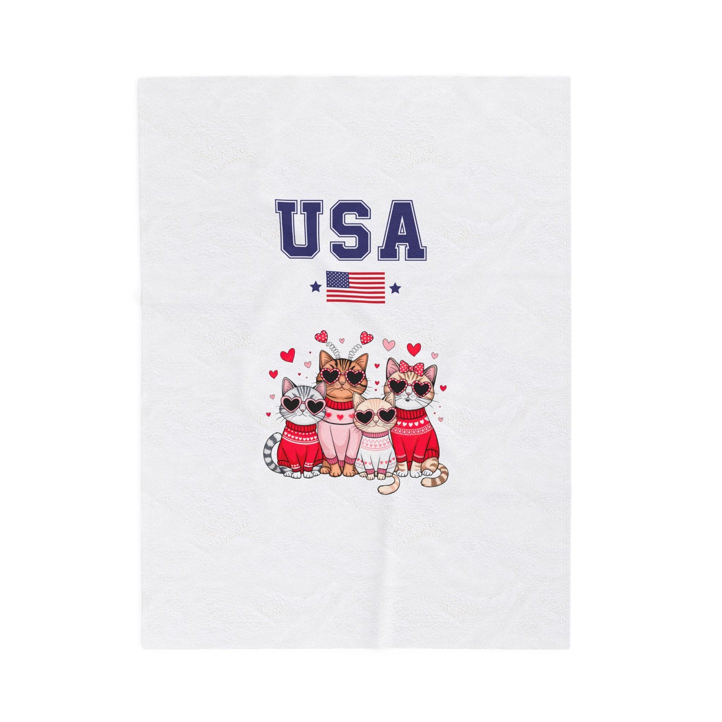 Princess Grace  TEAM USA  Velveteen Plush Blanket