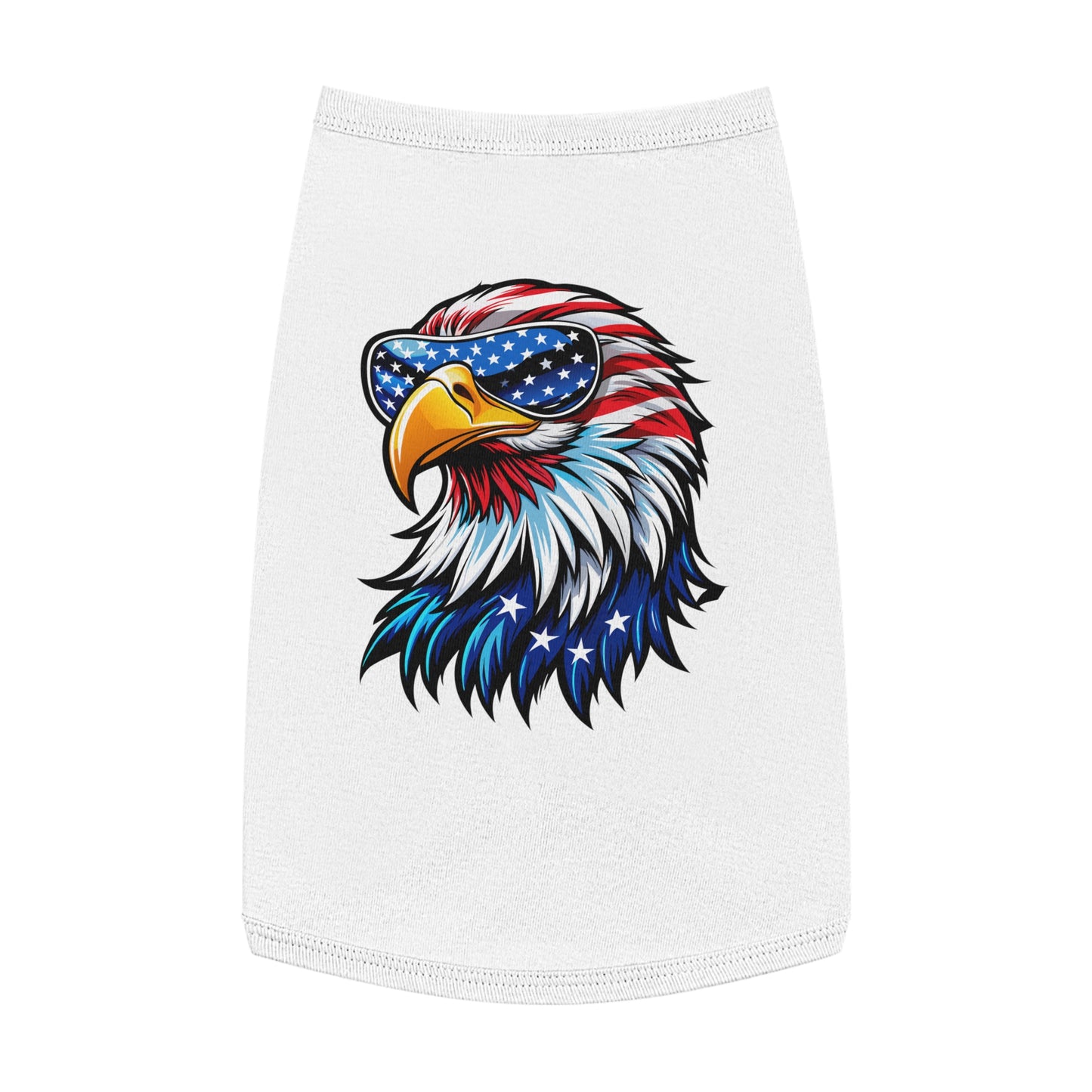 Princess Grace  Patriotic Eagle Pet Tank Top  USA Independence Day Dog Apparel