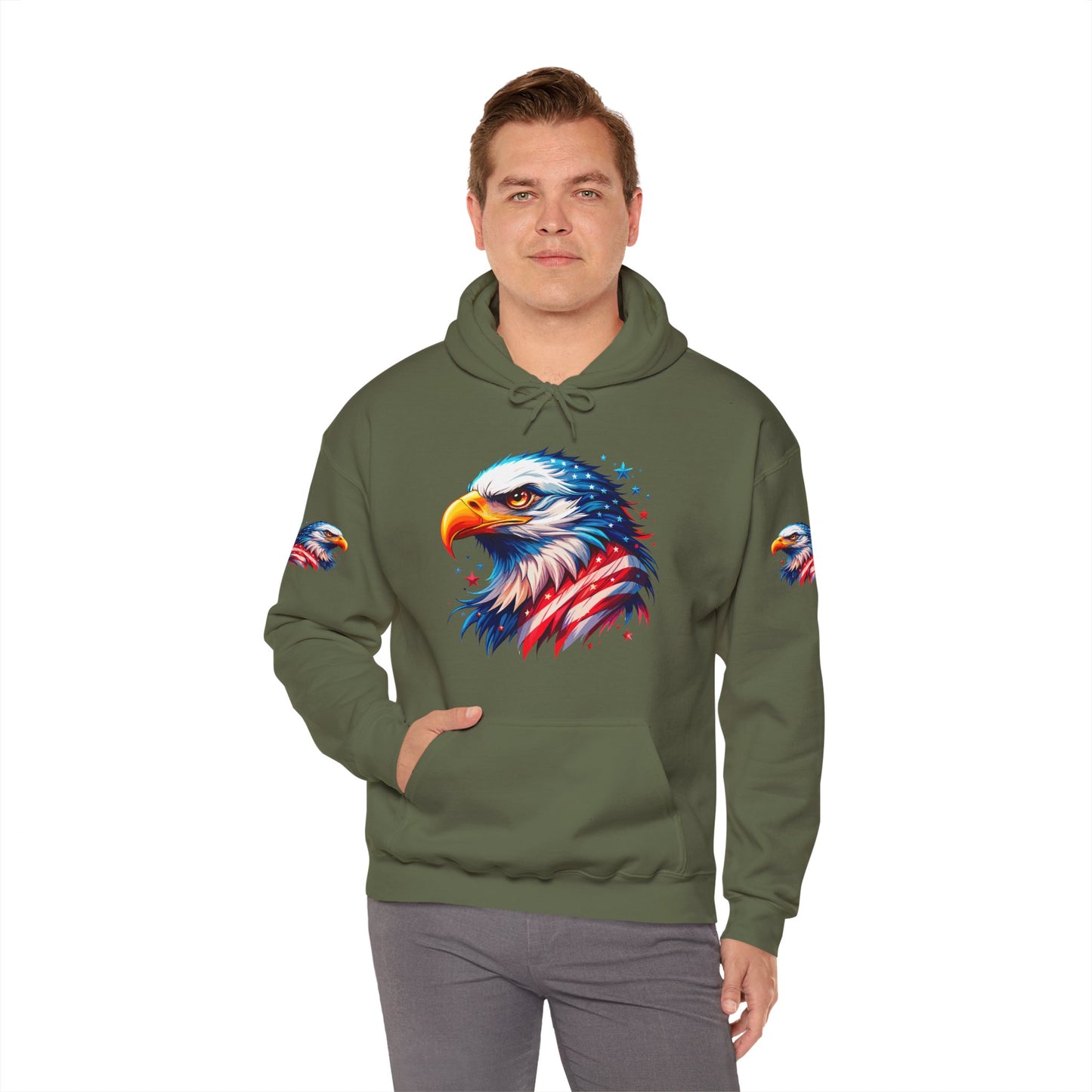 Princess Grace  American  Eagle Unisex Heavy Blend Hooded Sweatshirt