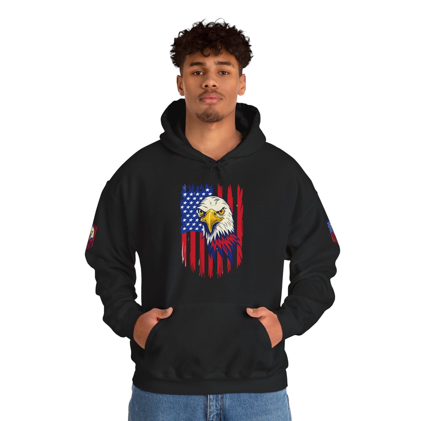 Princess Grace  Patriotic Eagle Unisex Heavy Blend Hoodie