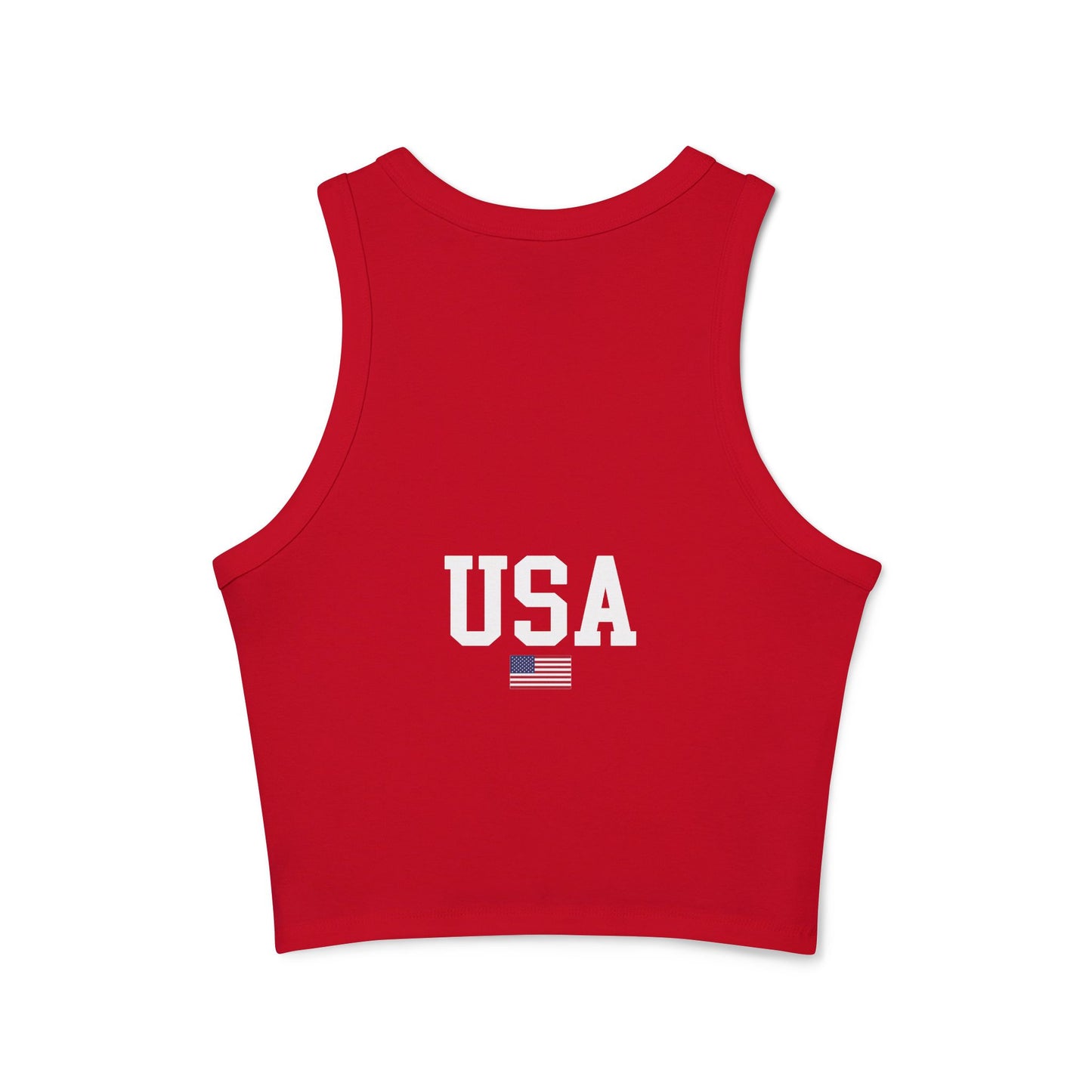Princess Grace  TEAM USA  Women's Micro Rib Racer Tank Top