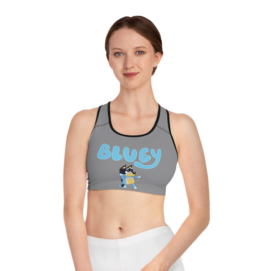 Princess Grace   Bluey Sports Bra  Fun Activewear for Playtime and Sports