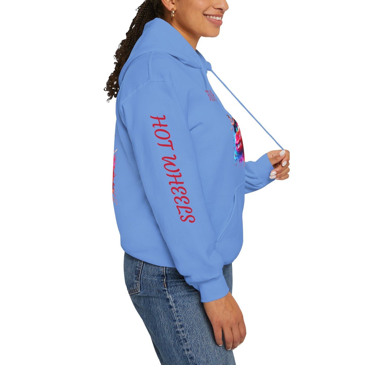 Princess Grace  Hot Wheels Unisex Hoodie Retro Racing Design for Kids and Car Enthusiasts