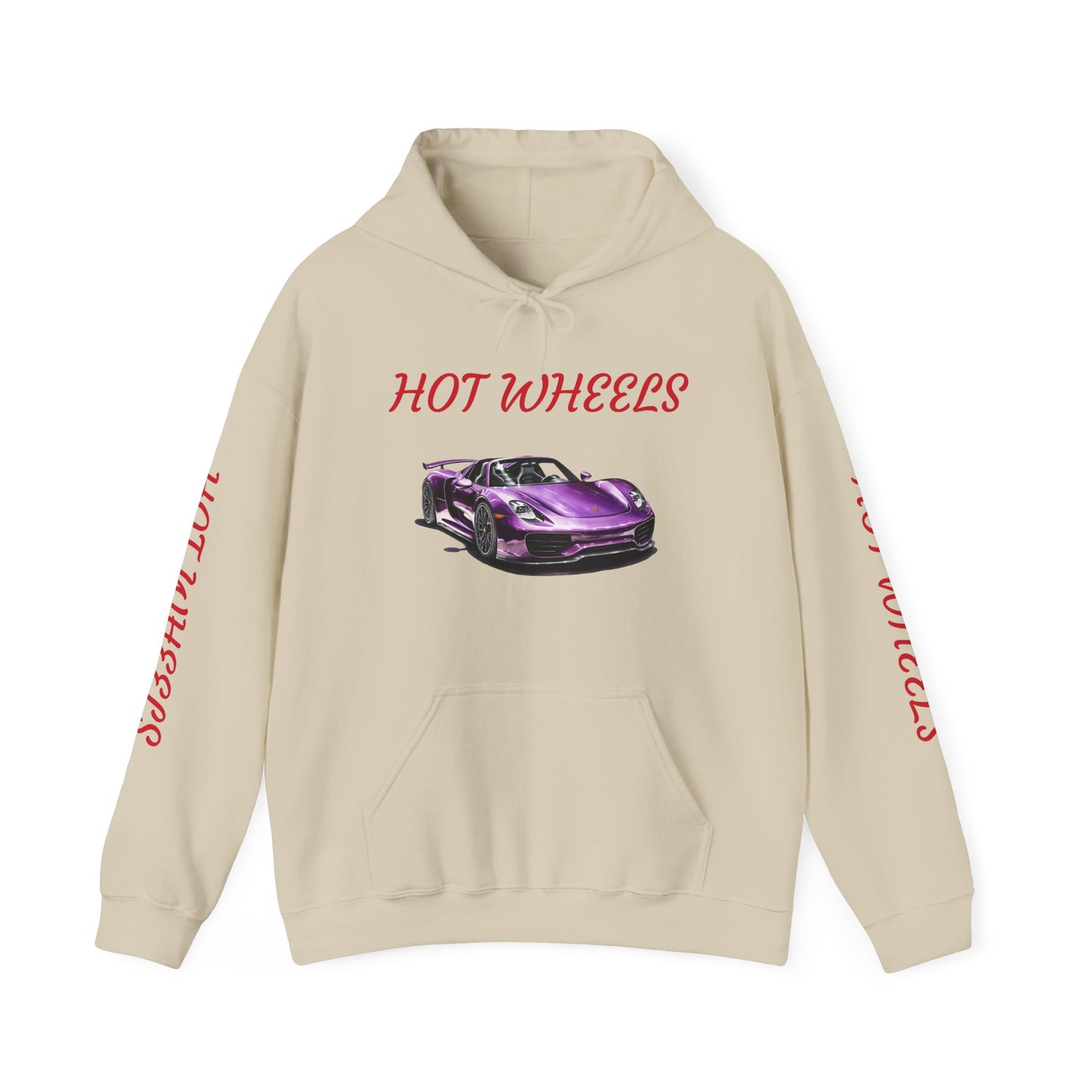 Princess Grace  Unisex Heavy Blend Hooded Sweatshirt  Hot Wheels Purple Sports Car