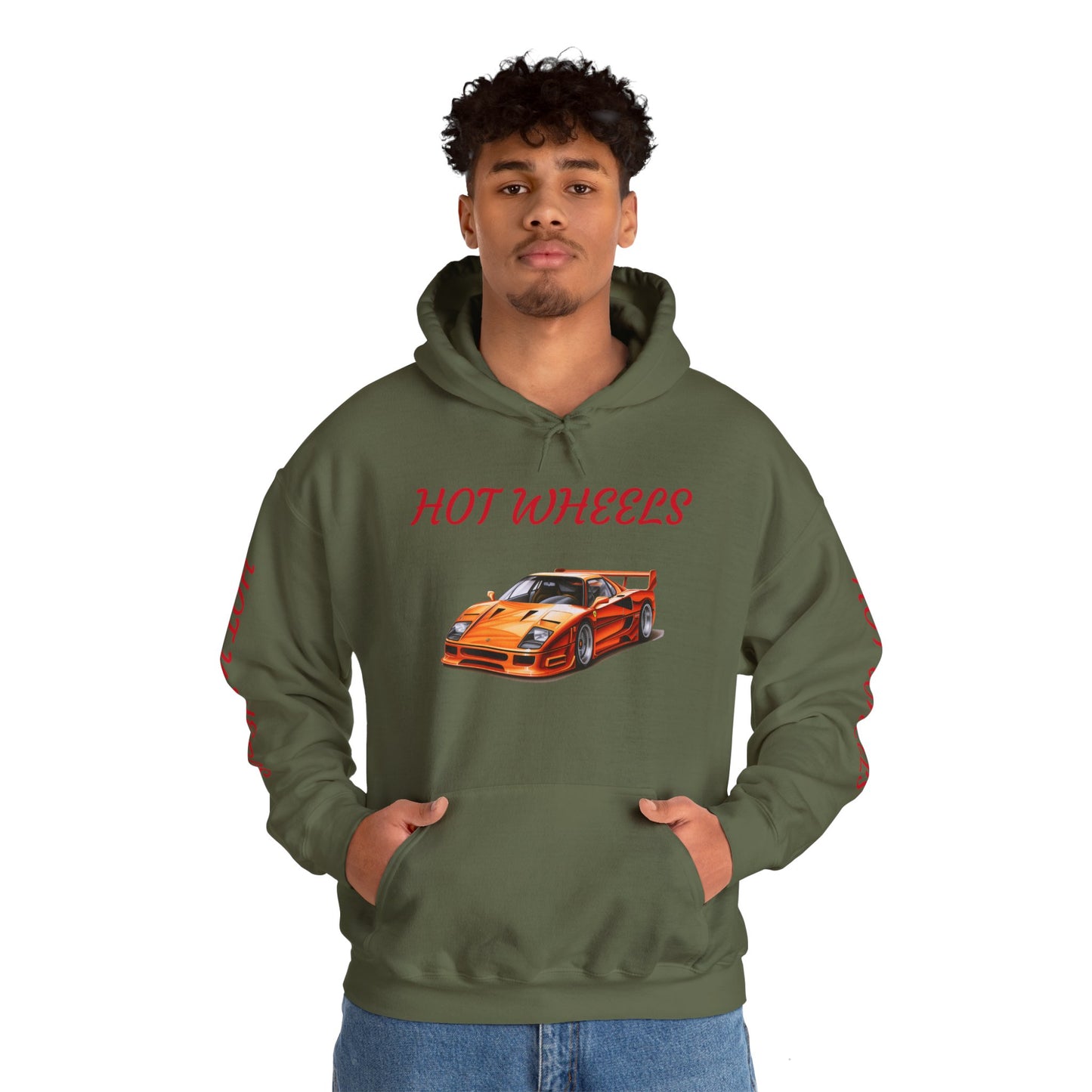 Princess Grace  Hot Wheels Unisex Heavy Blend Hooded Sweatshirt  Retro Racing Style