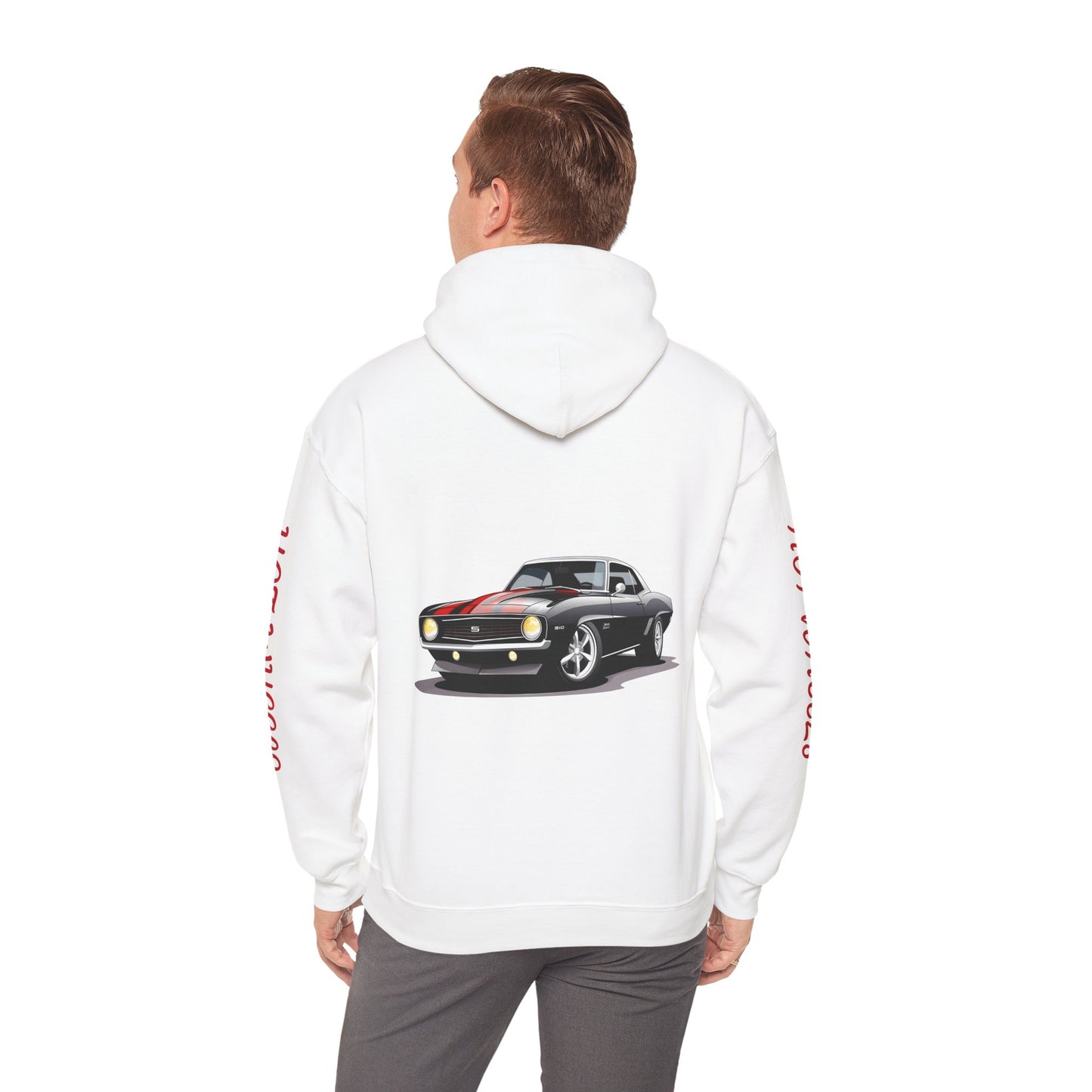 Princess Grace  Cool Hot Wheels Unisex Hoodie Retro Car Design for Auto Enthusiasts