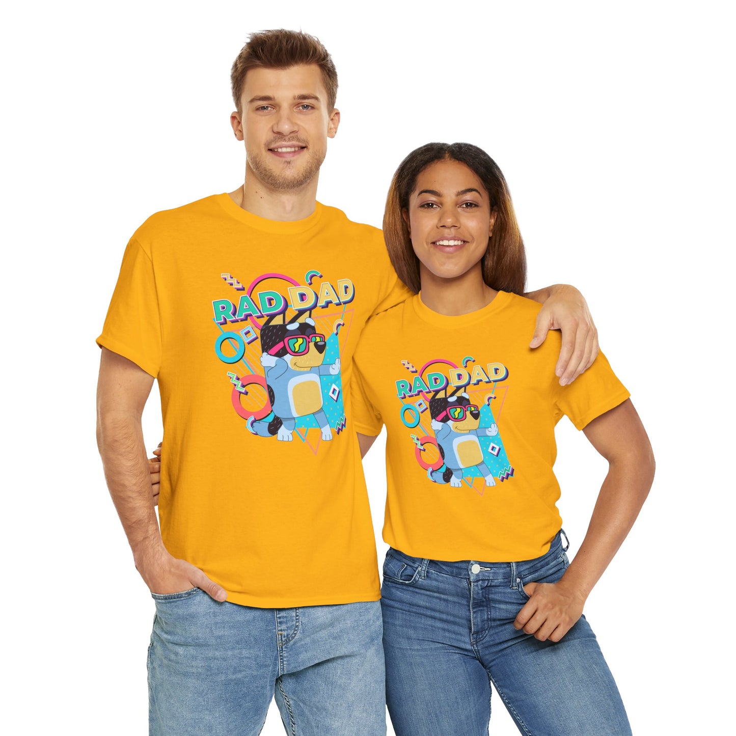 Princess Grace  Bluey  Funny Rad dad Unisex Heavy Cotton Tee  Perfect Gift for Cool Dads