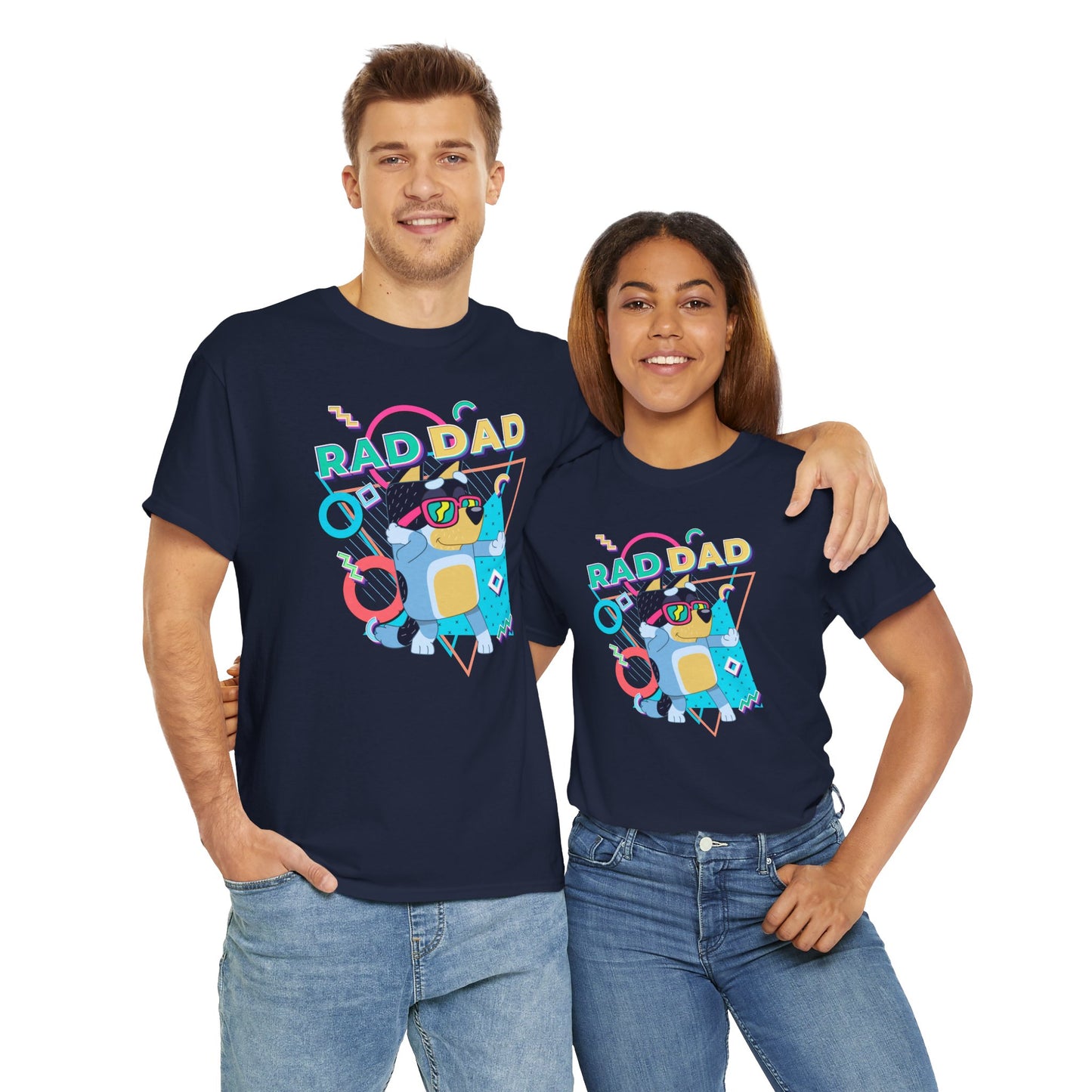 Princess Grace  Bluey  Funny Rad dad Unisex Heavy Cotton Tee  Perfect Gift for Cool Dads