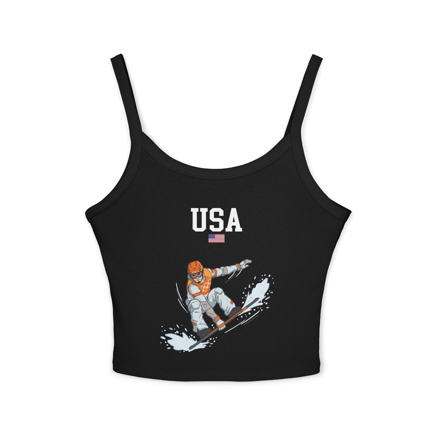 Princess Grace  TEAM USA  Women's Spaghetti Strap Tank Top