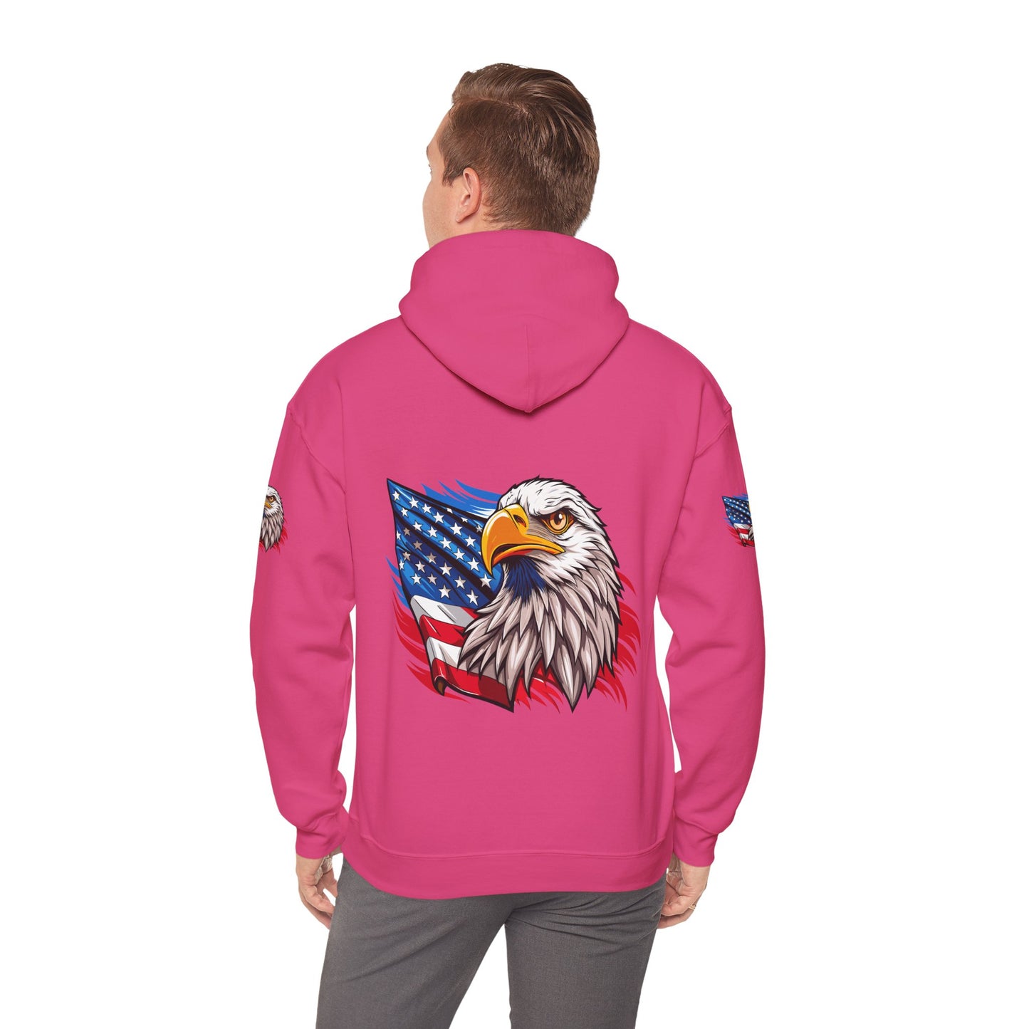 Princess Grace  Patriotic Eagle Unisex Heavy Blend Hoodie