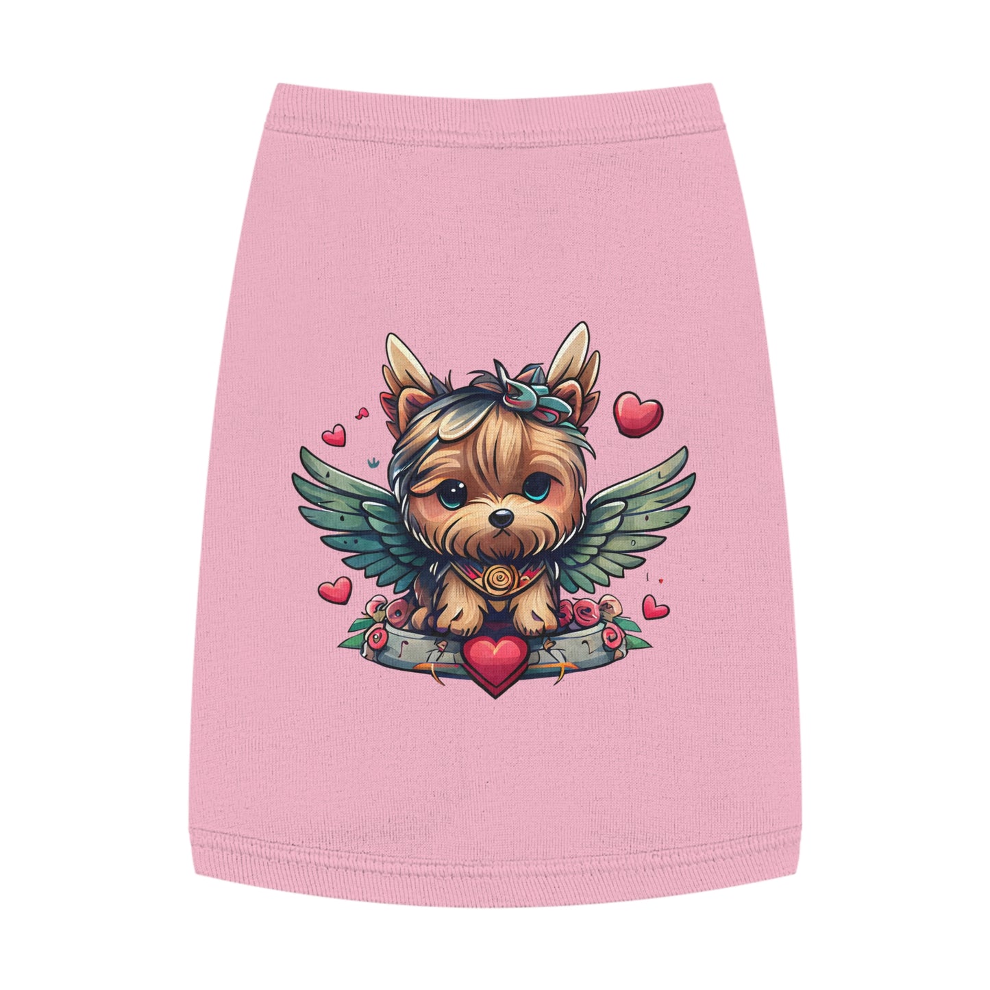 Princess Grace CUTE Yorkie Angel Pet Tank Top Stylish Dog Apparel for Pet Lovers