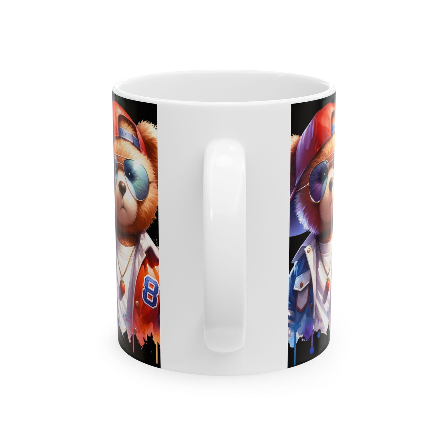 Princess Grace  Cool Bear Ceramic Mug   11oz & 15oz  Stylish Animal Design for Any Occasion