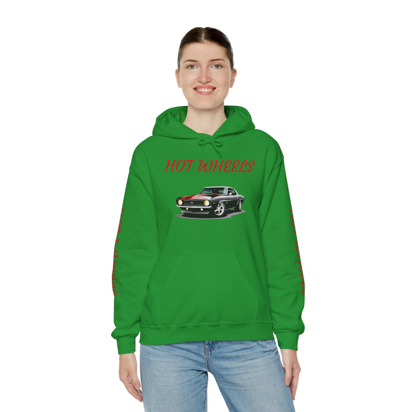 Princess Grace  Cool Hot Wheels Unisex Hoodie Retro Car Design for Auto Enthusiasts