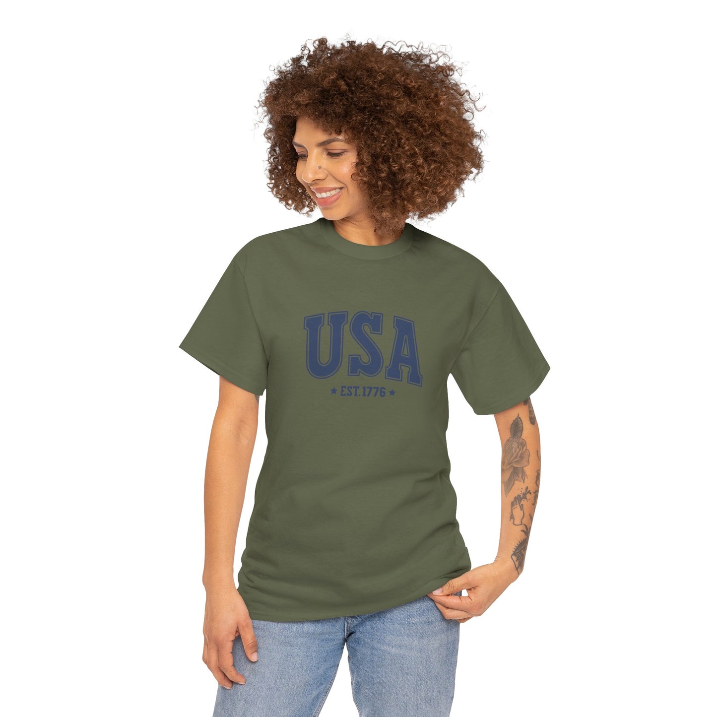 Princess Grace  TEAM USA   Unisex Heavy  Cotton Tee