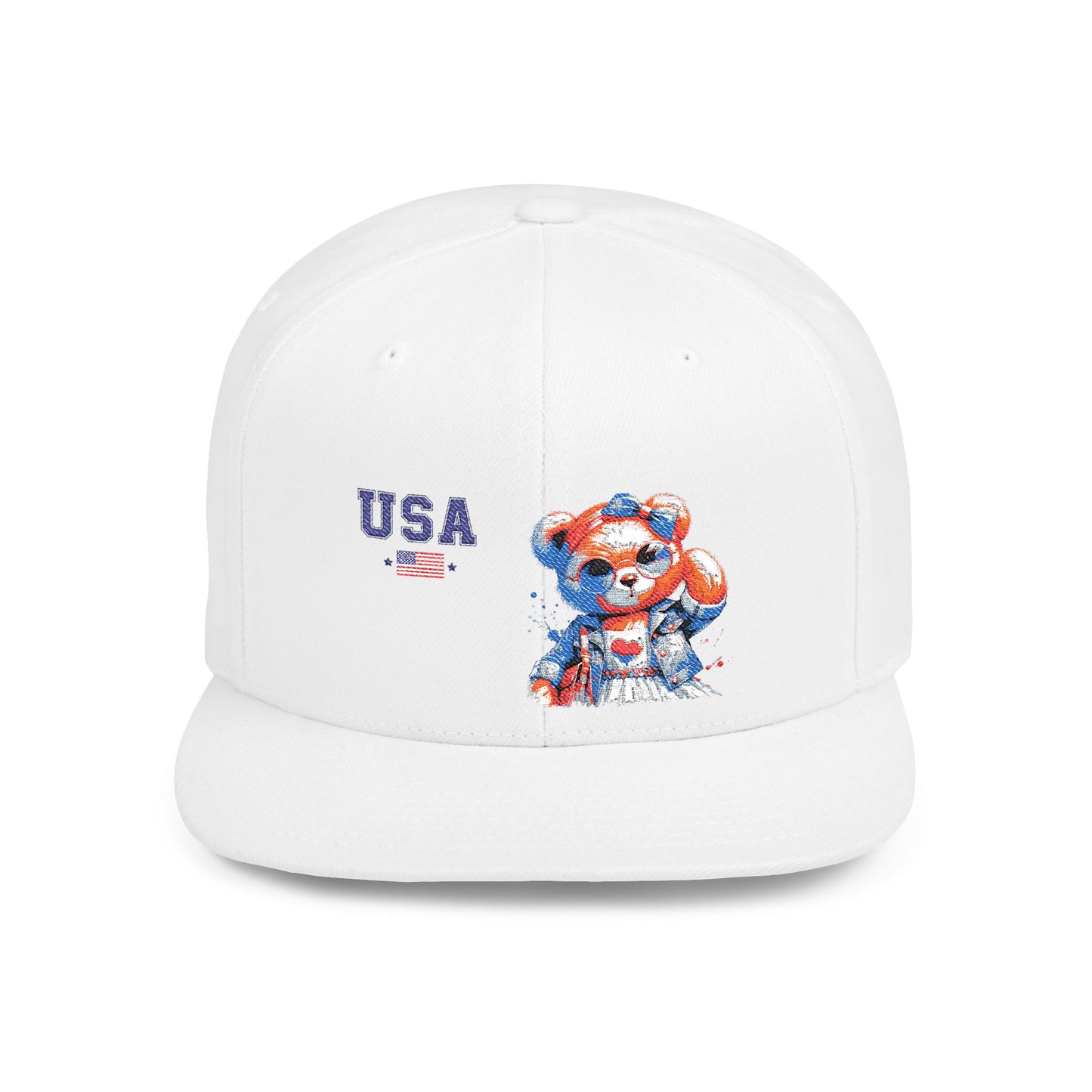 Princess Grace  TEAM USA  Flat Bill Snapback Hat